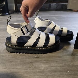 Dr Martens Womens Blaire Hydro Sandal White Womens 9